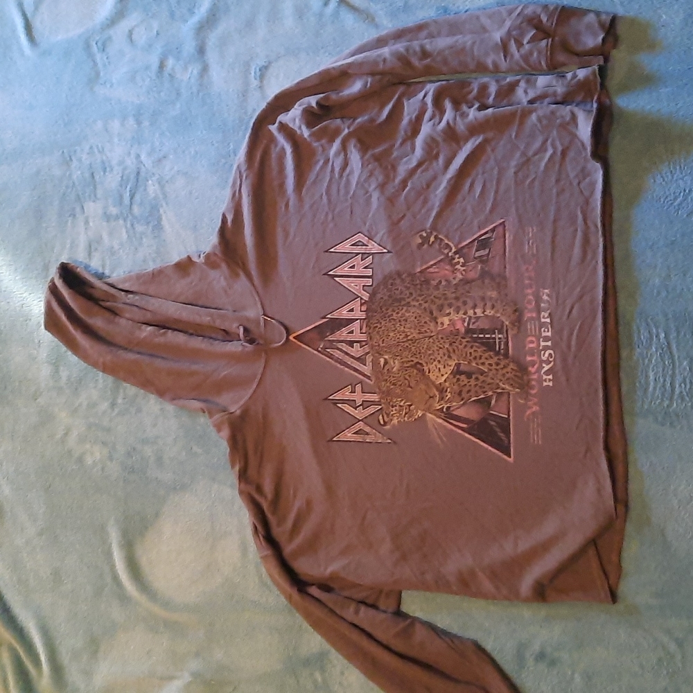 Torrid def Leppard hooded sweatshirt sz3
